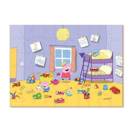 DODO Puzzle Peppa Prase, Dečija Soba, 60 komada slika 3