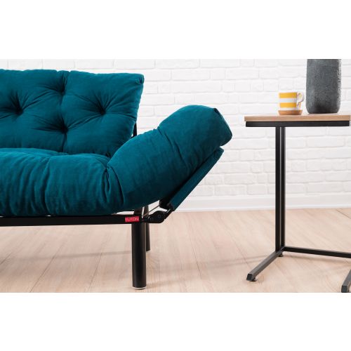 Atelier Del Sofa Nitta - Petrol Blue 2-Seat Sofa-Bed slika 4