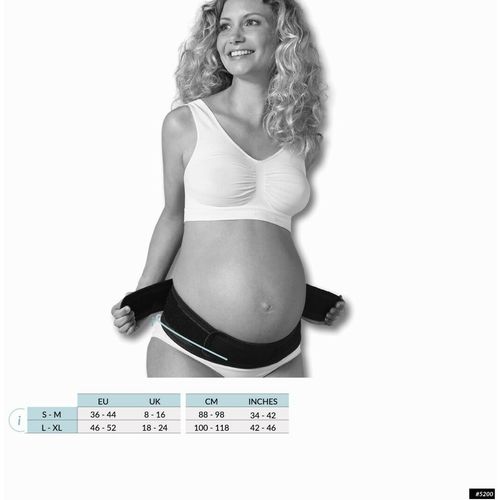 Carriwell Pojas za trudnice, rastezljivi potporni - bijeli, S/M slika 16