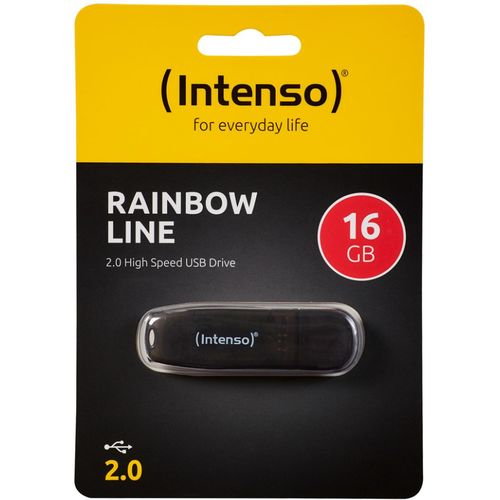 (Intenso) USB Flash drive 16GB Hi-Speed USB 2.0, Rainbow Line, CRNI - USB2.0-16GB/Rainbow slika 1