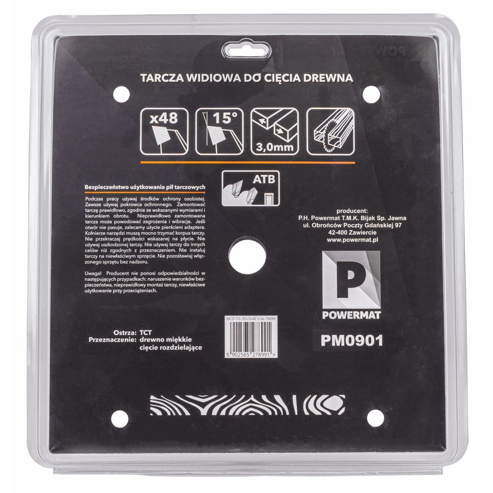Karbidna lista pile za drvo 305x30 48z TDD-305x30x48Z slika 5