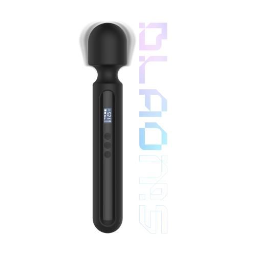 Digitalni Super Wand vibrator BLACQ, crni slika 1