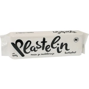 Plastelin KARBOPLAST bijeli 500g