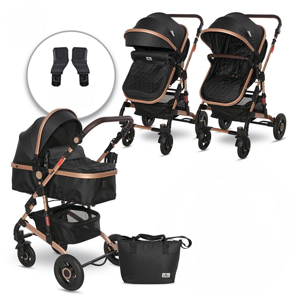 Lorelli Kolica za bebe Alba Premium, Black slika 1