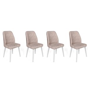 Alfa-495 V4 Set Stolica (4 Komada) - Bijela