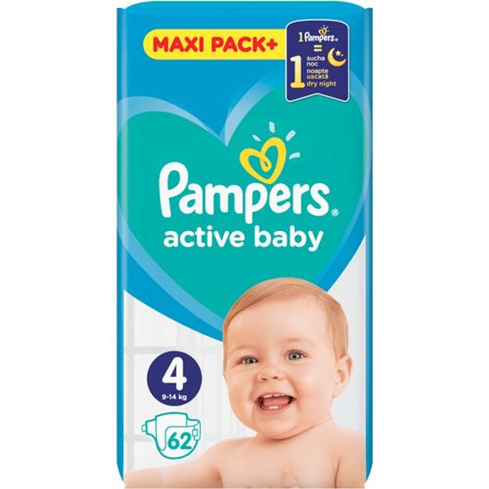 Pampers Active Baby pelene maxi pack slika 3
