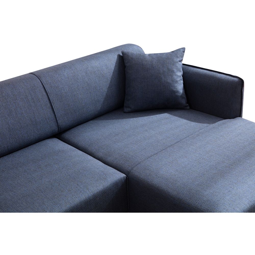 Ugaona garnitura Belissimo Right - Plava slika 4