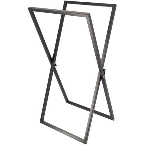 TENDANCE DRŽAČ PEŠKIRA SKLOPIVE KONSTRUKCIJE 85X45X37CM METAL CRNA slika 1