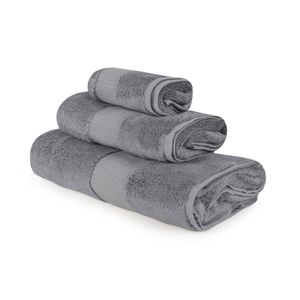 Valencia Set - Dark Grey Dark Grey Towel Set (3 Pieces)