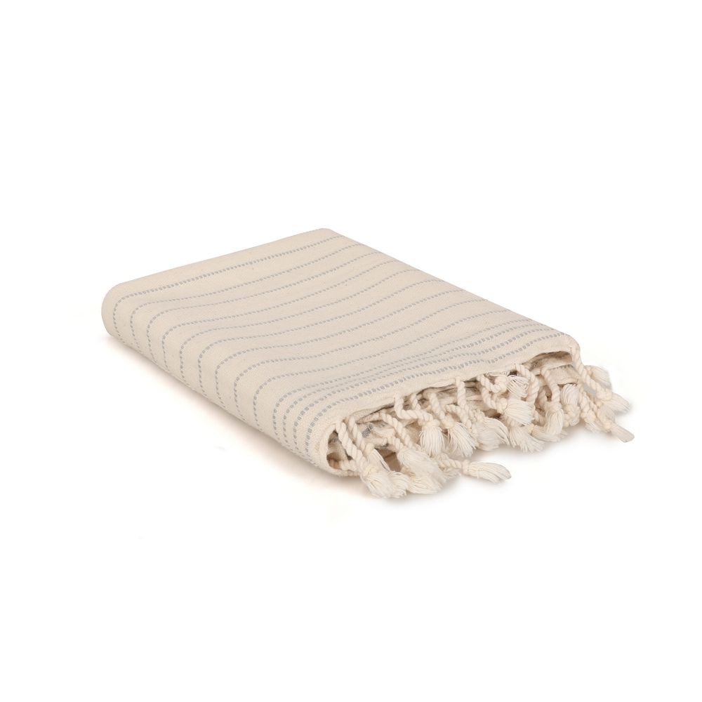 Capri - Siva Krema Fouta (Peškir za plažu) slika 3