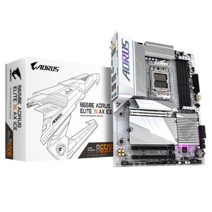 Gigabyte B650E A ELITE X ICE AM5, AMD B650, 4 x DDR5 DIMM, PCIe UD Slot X： PCIe 5.0 x16 slot with 10X strength for graphics card