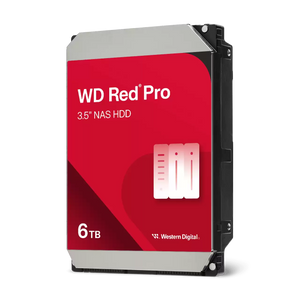 WD hard disk 6TB SATA3, 6Gb/s, 7200, 256MB RED PRO