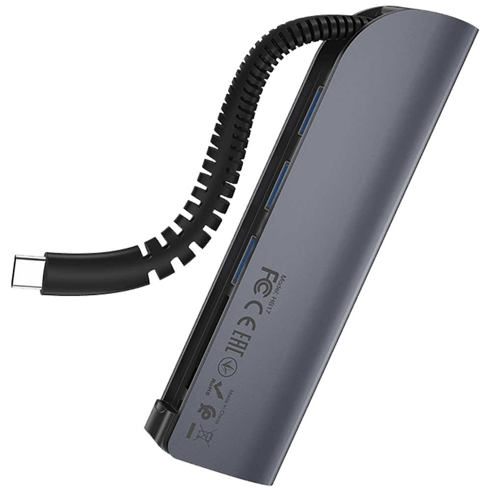 hoco. Konverter USB HUB type C to USB3.0/microSD/SD čitač - HB17 Easy connect slika 4