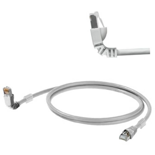 Weidmüller 1248280100 RJ45 mrežni kabel, Patch kabel cat 6a S/FTP 10.00 m siva UL certificiran 1 St. slika 1