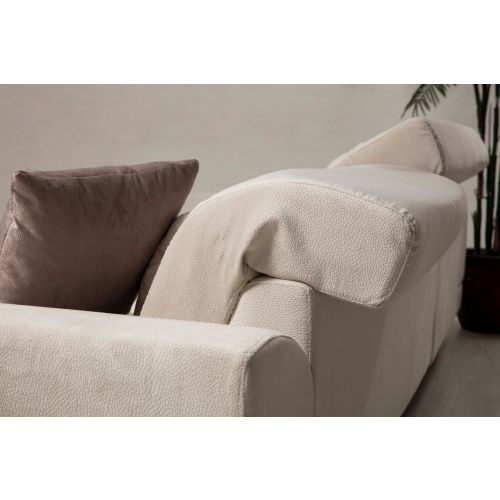 Atelier Del Sofa Frido Ugao Desno (L3+Chl) - Ekrü Boja slika 10