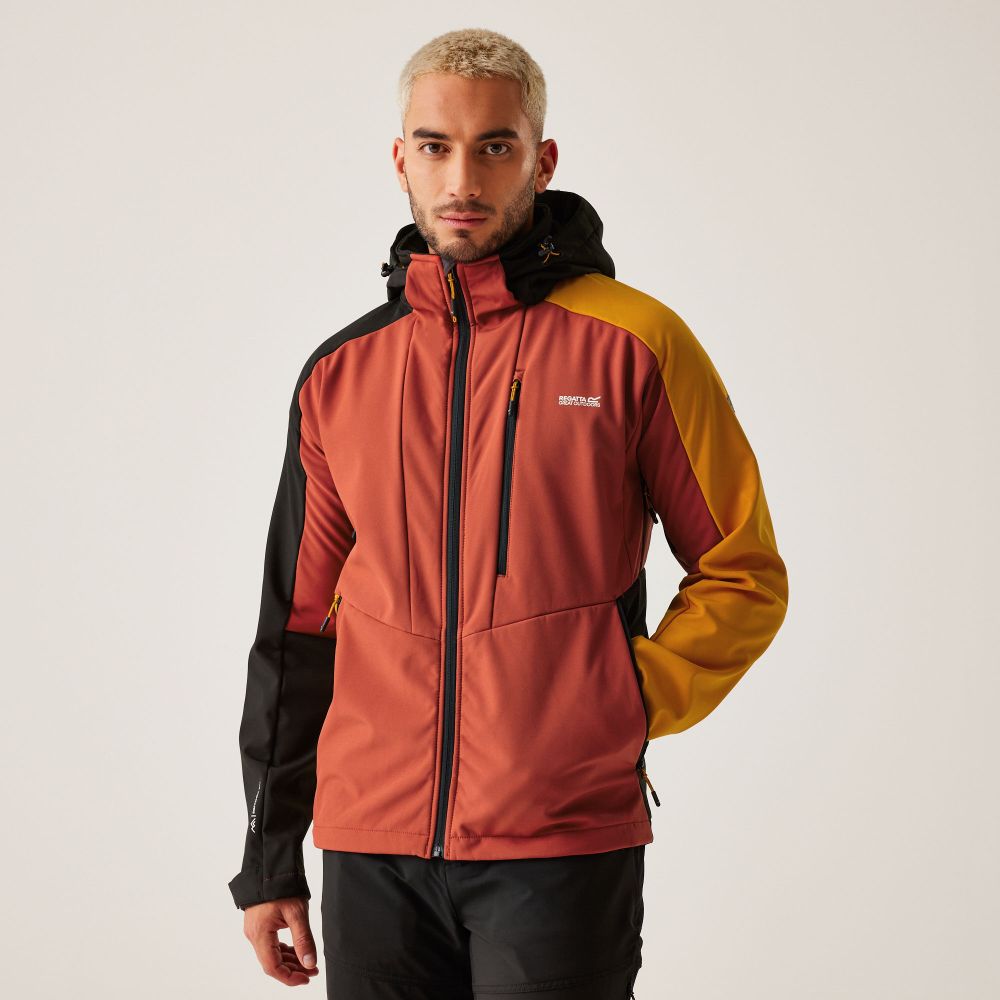 Regatta Muška jakna Hewitts X Red Ochre/Black slika 4