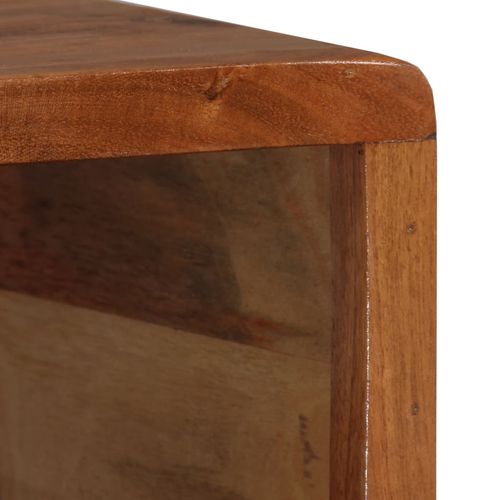 Stolić za kavu od masivnog drva sa izrezbarenom ladicom 100 x 50 x 40 cm slika 68