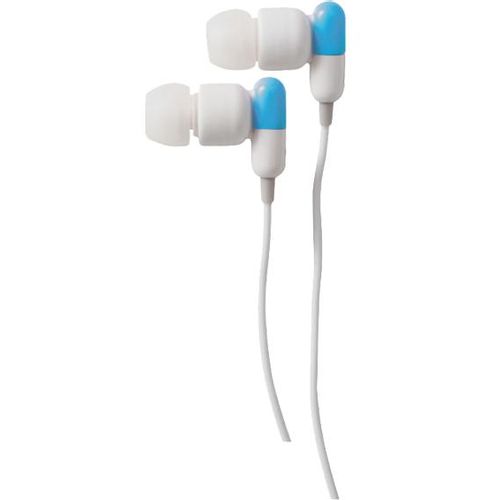 SAL Slušalice, stereo, 3,5mm, bijelo/plavo - EP 8/BL slika 1