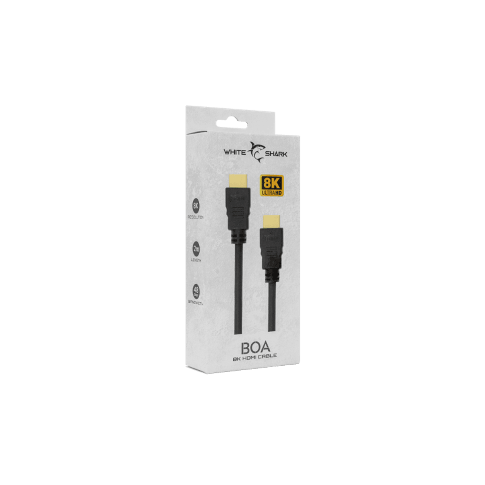 WHITE SHARK BOA kabl HDMI-HDMI 2.1 M/M, 2 m, 8K@60Hz  slika 1