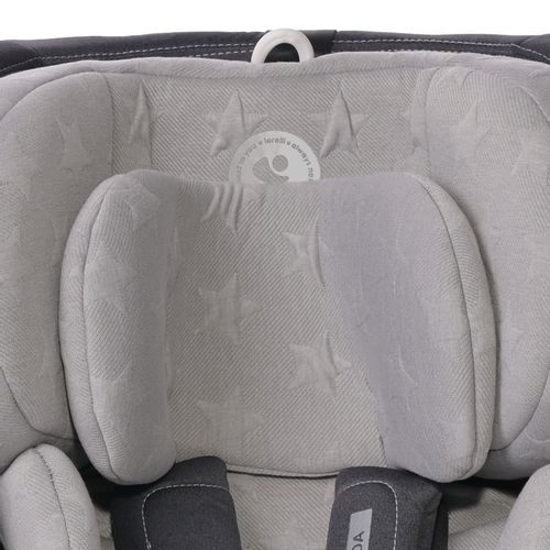 LORELLI ANDROMEDA i-Size IsoFix autosjedalica 76-150 cm, Cool Grey Stars slika 5