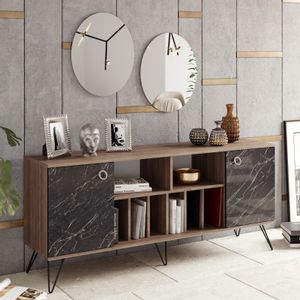 Lorenz Ayna Walnut
Black Console