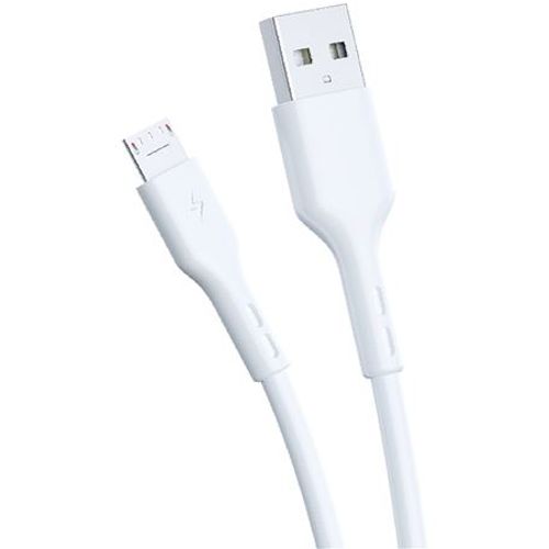 MS CABLE 3A fast charging USB-A 3.0 -> microUSB, 2m, bijeli slika 1