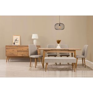 Vina 03 1005 - Set za Trpezariju od Atlantskog Borova (7 Komada)