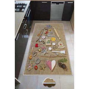 WOOKECE242 Multicolor Carpet (50 x 80)