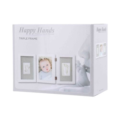 Dooky Happy Hands Baby print trostrukim okvirom i otiskom White slika 3