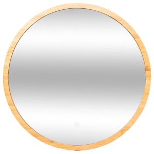 FIVE ZIDNO LED OGLEDALO OKRUGLO 57x3cm BAMBUS