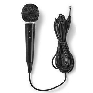 MPWD01BK Karaoke mikrofon, 6.35mm -75dB+/-3dB, Sensitivity, 80Hz-12kHz, 5.0m