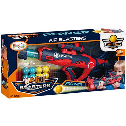 Airblasters power igračka sa lopticama crvena slika 2