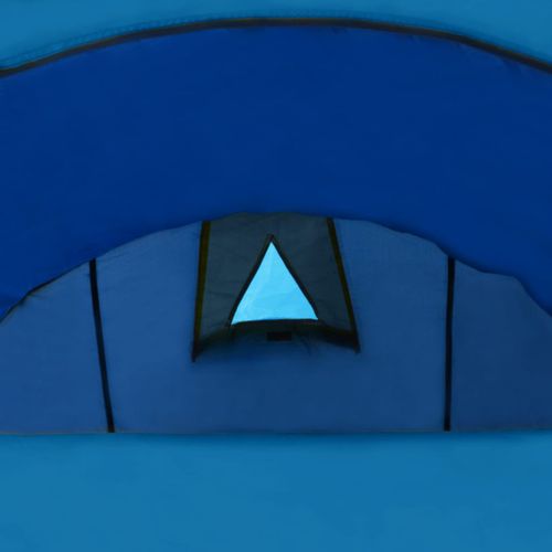 Šator za kampiranje za 4 osobe tamna plava/svjetla plava slika 48