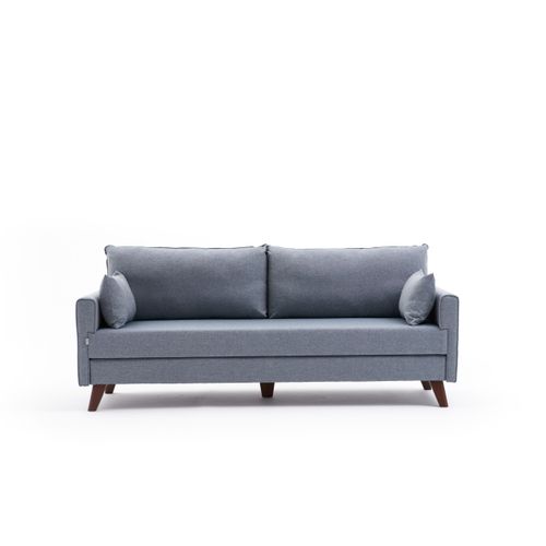 Atelier Del Sofa Trosjed na razvlačenje, Plava, Bella Soft Yataklı Üçlü Koltuk - Blue slika 5