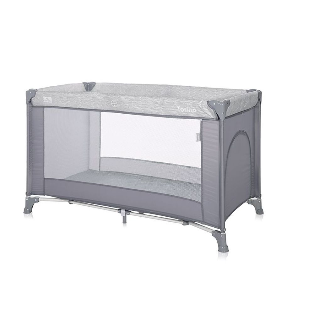 Lorelli Vikend krevetac Torino, Grey Striped Elements - 1 Nivo slika 1