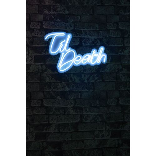 Wallity Ukrasna plastična LED rasvjeta, Til Death - Blue slika 9
