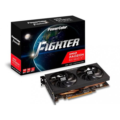 SVGA PCIE Power Color AMD Radeon 6650XT Fighter AXRX 6650XT 8GBD6-3DH slika 1