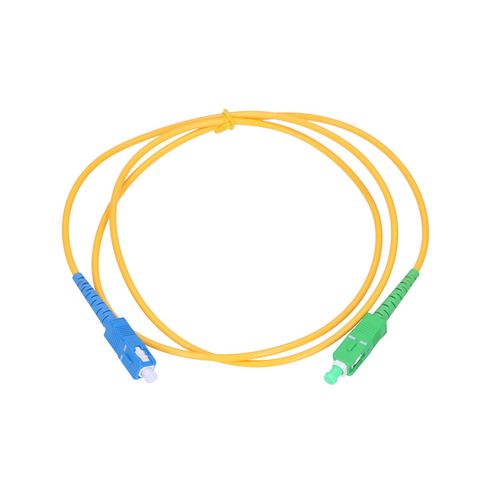 Extralink Patchcord SC/APC-SC/UPC SM G652D Simplex 3.0mm 5.0m slika 1