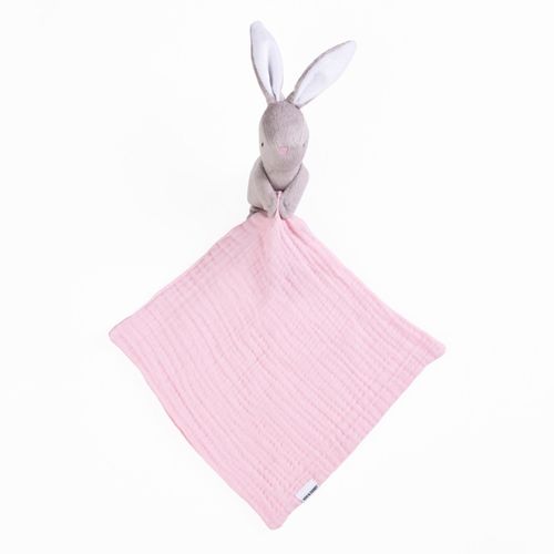 Kiki & Sebby igračka tješilica Bunny Hop Hop - Pink muslin slika 2