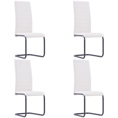 Konzolne blagovaonske stolice od tkanine 4 kom krem slika 26