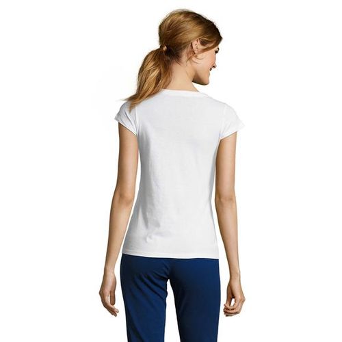 MOON ženska majica sa kratkim rukavima - Bela, 3XL  slika 3