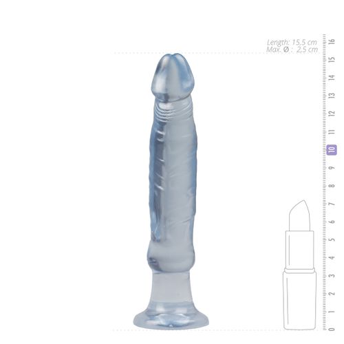 Analni dildo Crystal Jellies - Anal Starter, proziran slika 5