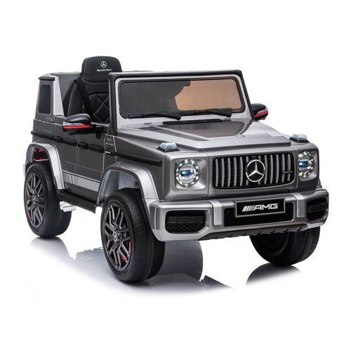 Mercedes G63 AMG automobil na akumulator – srebrni slika 1