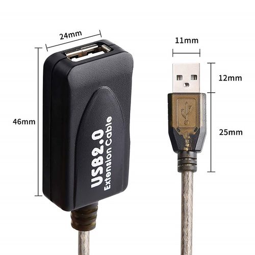 USB produžni aktivni kabl 2.0 5m KT-USE-5M slika 2