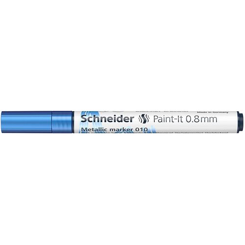 SCHNEIDER Flomaster Paint-It metalik marker  010, 0,8 mm, plavi slika 1