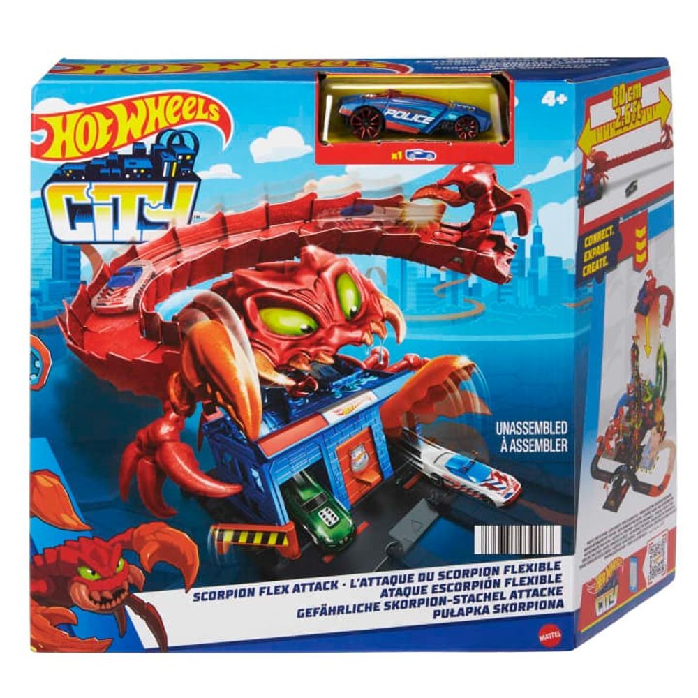 Hot Wheels City Attack Set za igru sa autićem, Sorto slika 10