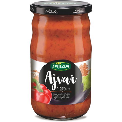 Zvijezda ajvar blagi 700 g slika 1