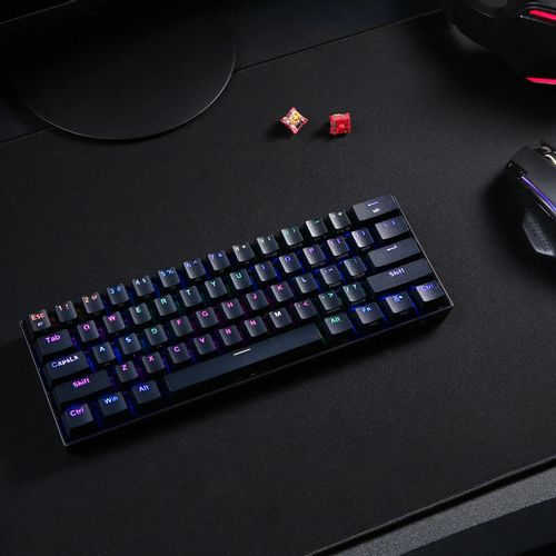 Tipkovnica - Redragon Draconic K530RGB PRO BT/Žičana Mehanička Smeđi Prekidači slika 3