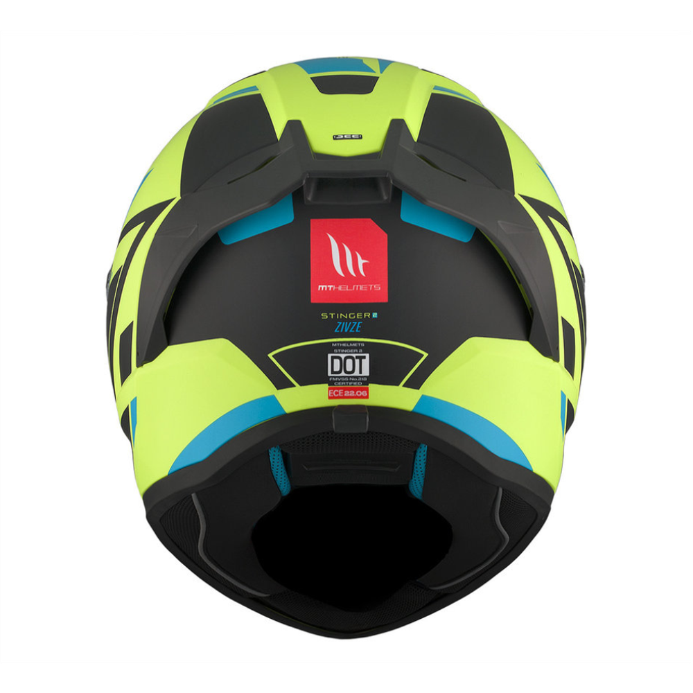 MT Helmets Stinger 2 C3 Matt Fluor slika 7