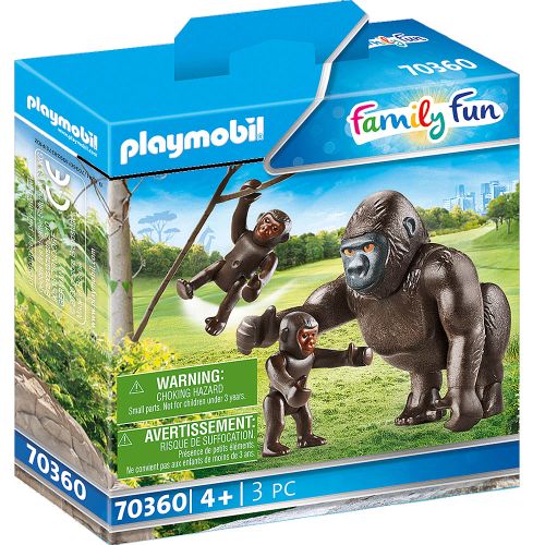 Playmobil Family Fun Gorila Sa Bebama slika 1